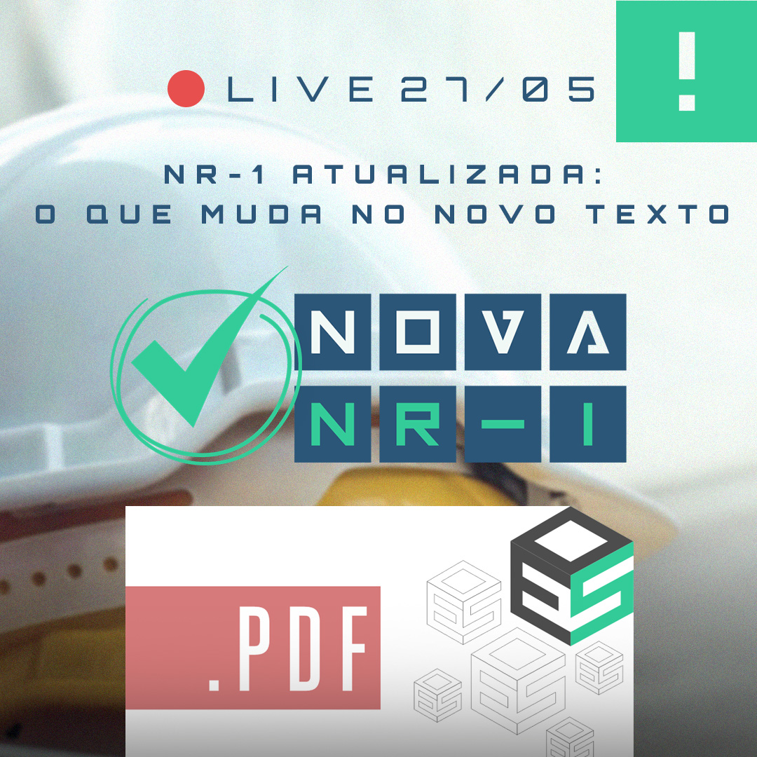 Baixar Slides da LIVE 27/05/26 - NR-1 Atualizada: Item a item comentado e explicado